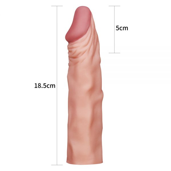 Удлиняющая насадка на пенис Add 2″ Pleasure X Tender Penis Sleeve. LV1053