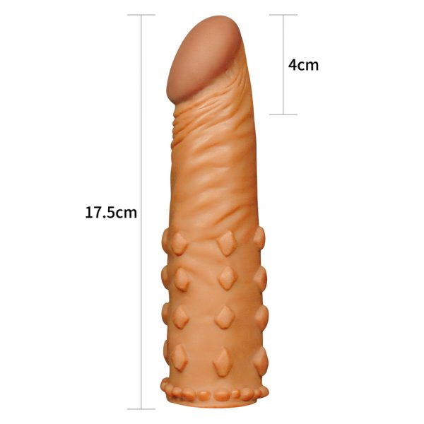 Удлиняющая насадка на пенис (Увеличения пениса). Add 2″ Pleasure X Tender Penis Sleeve. LV1054