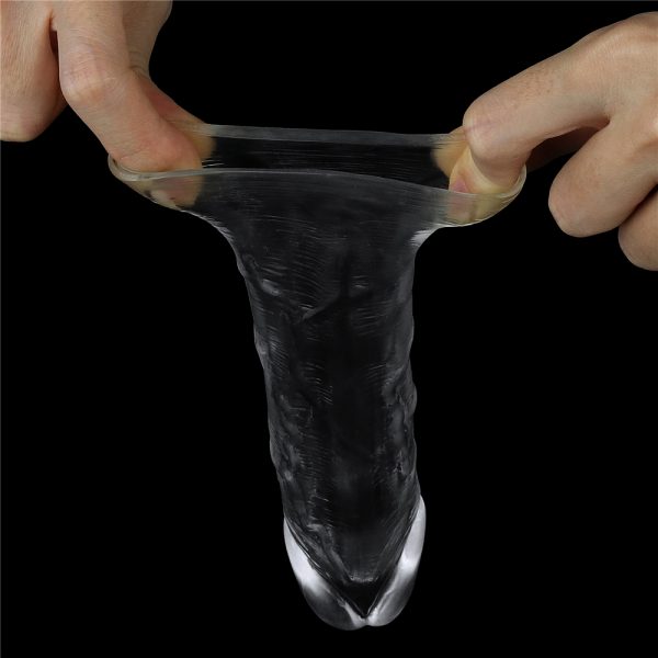 Увеличивающая насадка на член, прозрачная Flawless Clear Penis Sleeve Add 2». LV314014