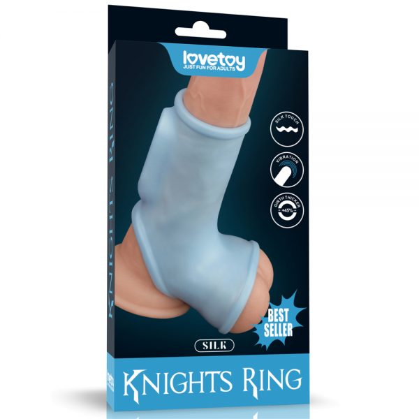 Насадка на пенис с вибрацией Knights Ring. LV343125