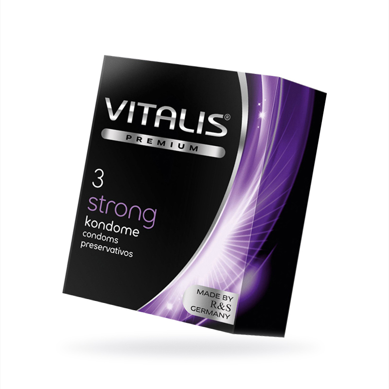 Презервативы Vitalis, premium, ультрапрочные, 3 шт. #1097