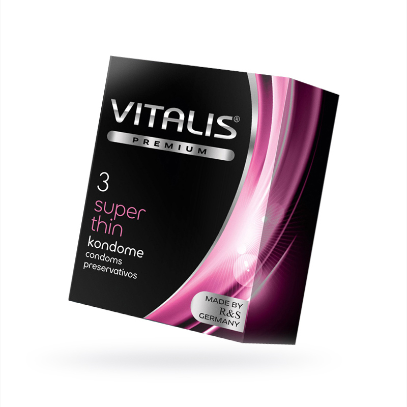 Презервативы Vitalis, premium, ультратонкие, 3 шт. #20008