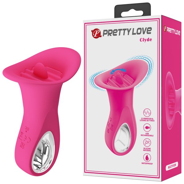 Вибратор-имитатор оральных ласк PRETTY LOVE «Clyde» BI-300080