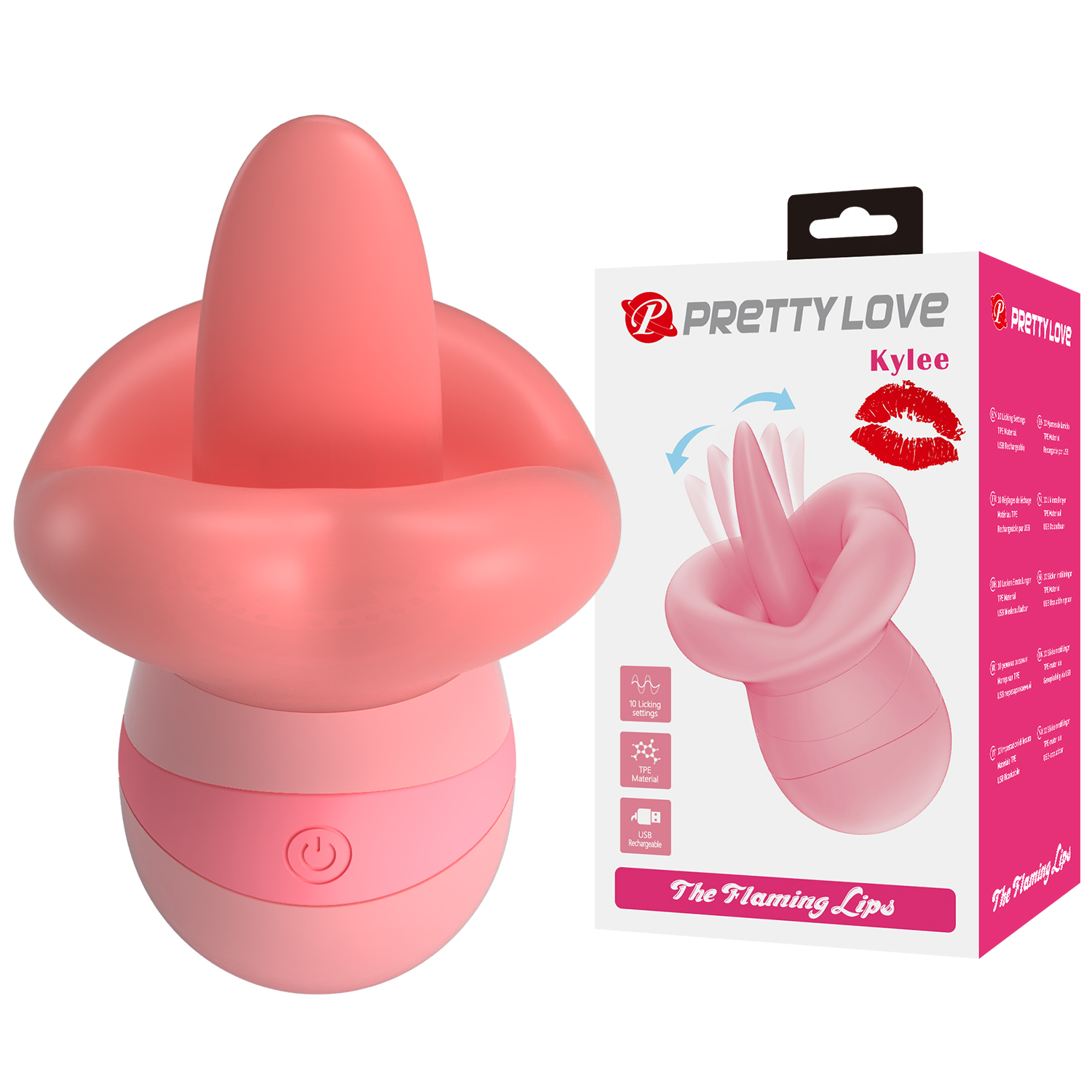 Вибратор-язычок для клитора PRETTY LOVE Kylee