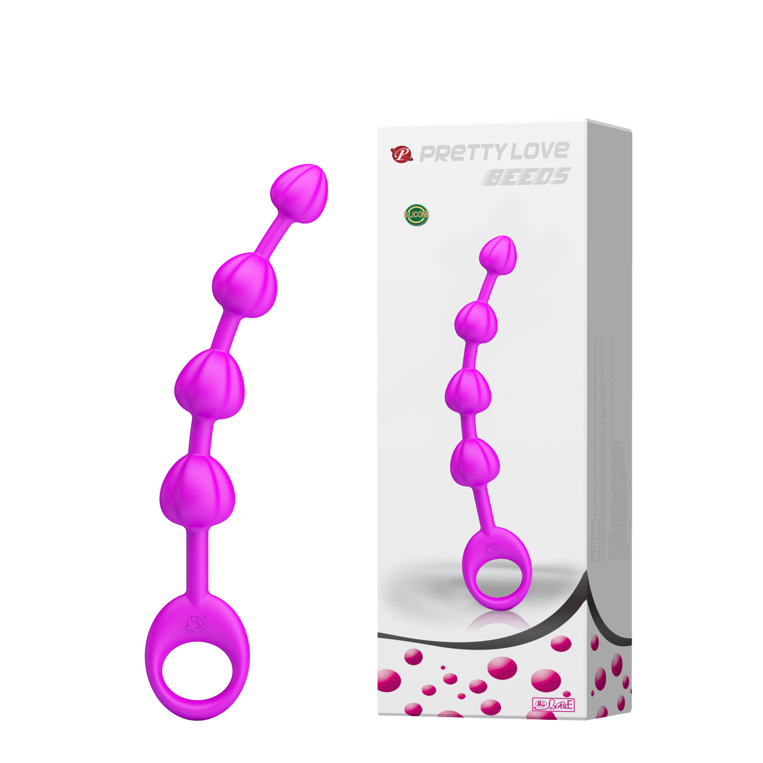 Анальные бусы PRETTY LOVE Beeds BI-014214 из силикона